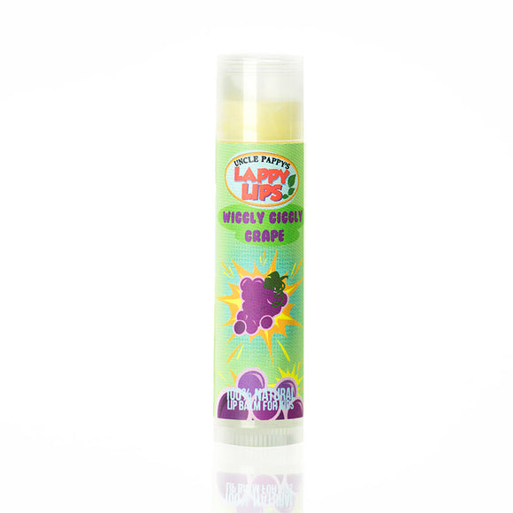 Just Bee Cosmetics Kids Lip Balm - Wiggly Giggly Grape