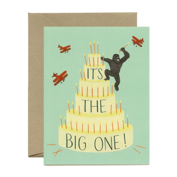 Yeppie Paper Birthday Card - King Kong Cake