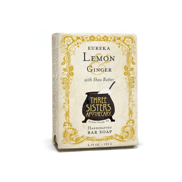 Three Sisters Apothecary | Bar Soap (4.75 oz) - Lemon & Ginger