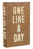 One Line A Day: A Five-Year Memory Book - Cork & Gold