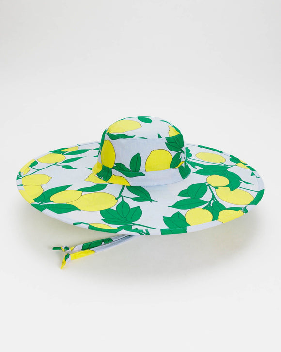 Baggu Packable Sun Hat - Lemon Tree