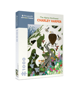 Charley Harper 1000 Piece Puzzle - The Alpine Northwest