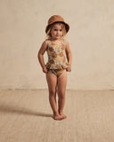 Rylee + Cru Skirted One-Piece Swimsuit - Safari Floral