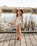 Rylee + Cru Skirted One-Piece Swimsuit - Leopard
