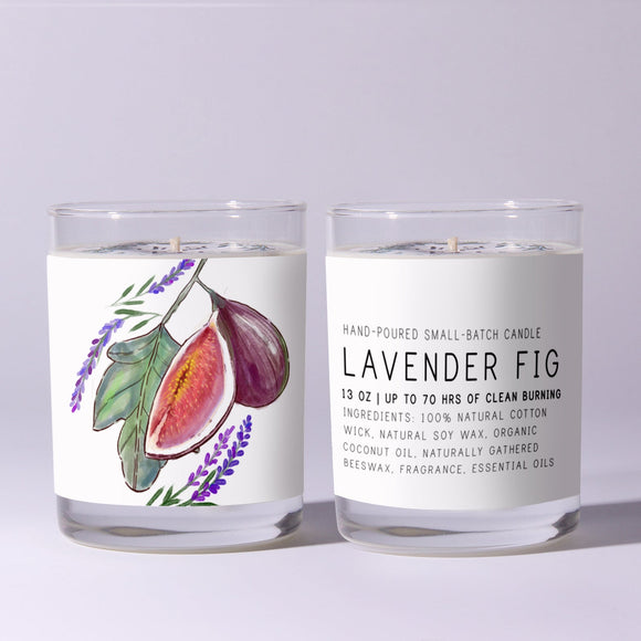 Just Bee Cosmetics 13oz Candle - Lavender Fig