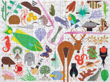 Charley Harper 500 Piece Puzzle - Wildlife Wonders