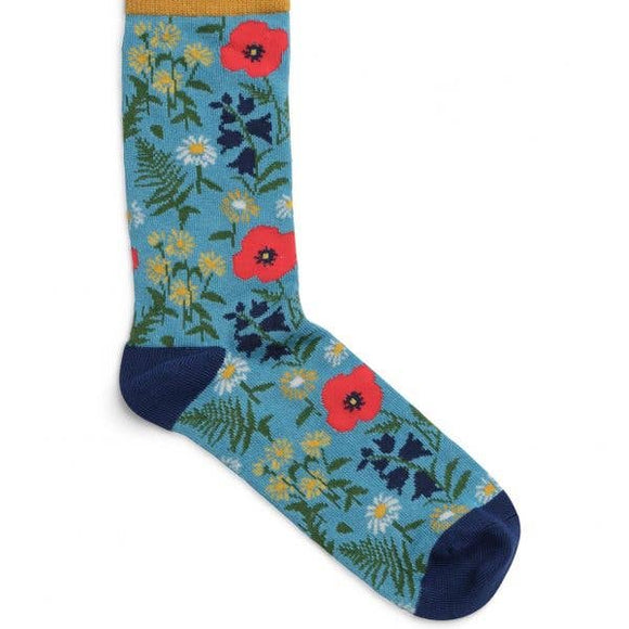 Quintessential Women's Socks - Sierra-Blue