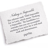 Pyrrha Necklace (Bronze) (22") - Nothing Is Impossible