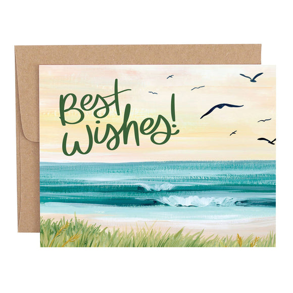 1canoe2 Card - Best Wishes Beach
