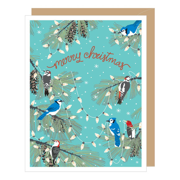 Apartment 2 Cards Holiday Boxed Cards - Woodpecker & Blue Jay