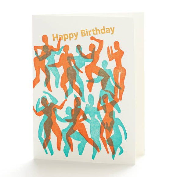Ilee Papergoods Card - Happy Birthday Dancers