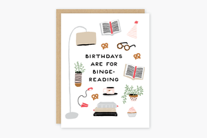 Party of One | Card - Birthday Binge - Reading