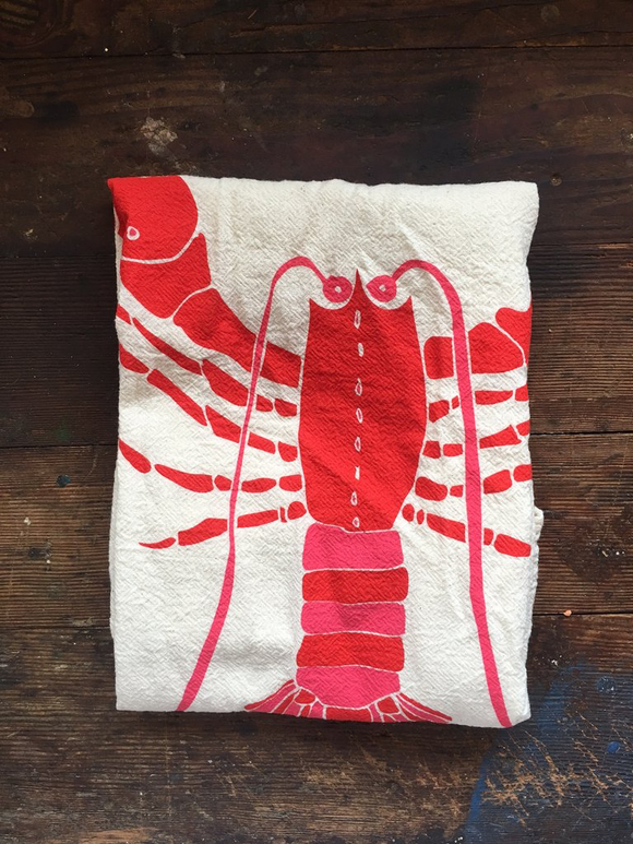 noon designs Tea Towel - Lobster
