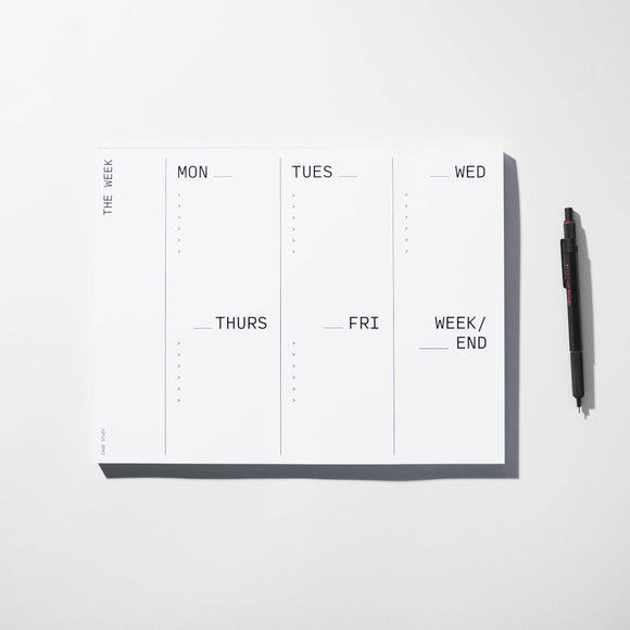 Case Study Large Weekly Desk Planner