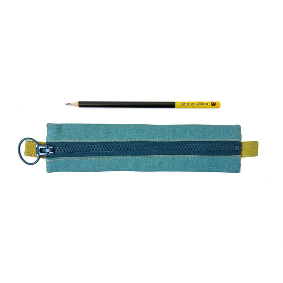 Skinny laMinx Pen & Pencil Bag - Teal