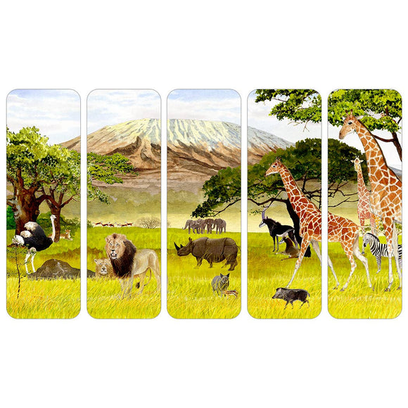 Felix Doolittle Bookmarks (Set of 5) - Serengeti
