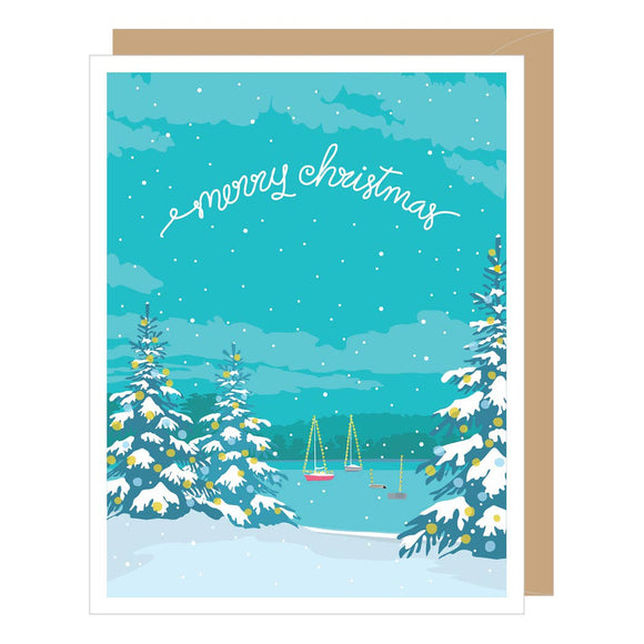 Apartment 2 Cards Holiday Boxed Cards - Christmas Harbor
