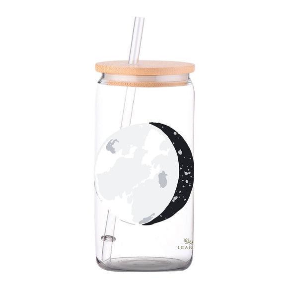 1canoe2 Glass Can - Moon Phases