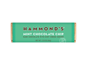Hammond's Candies Chocolate Bar (2.25 oz) - Mint Choc Chip