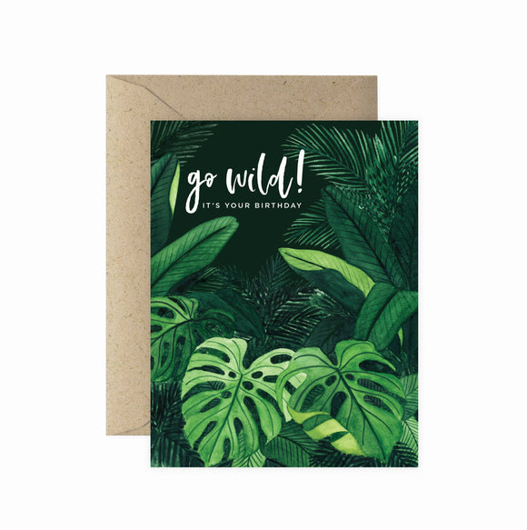 Paper Anchor Co. Card - Go Wild Birthday