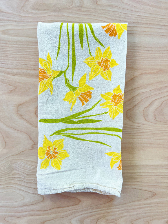 noon designs Tea Towel - Daffodils