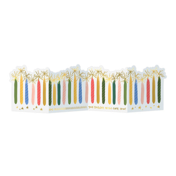 1canoe2 Card - Candle Birthday Accordion