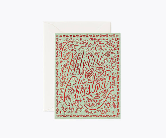 Rifle Paper Co. Boxed Set of Cards - Crimson Christmas