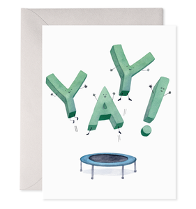 E. Frances Card - Jumping Yay Trampoline