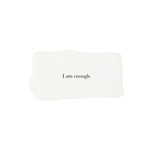 farmette affirmation card - I am enough