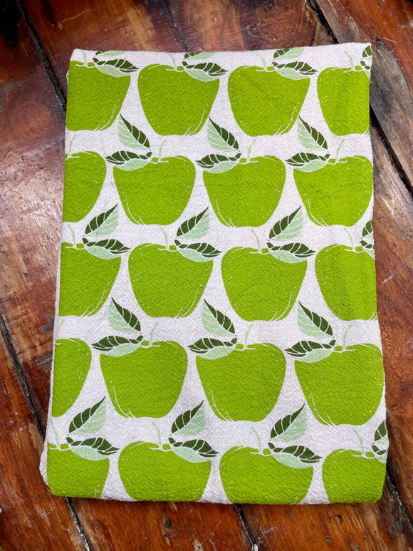noon designs Tea Towel - Green Apple