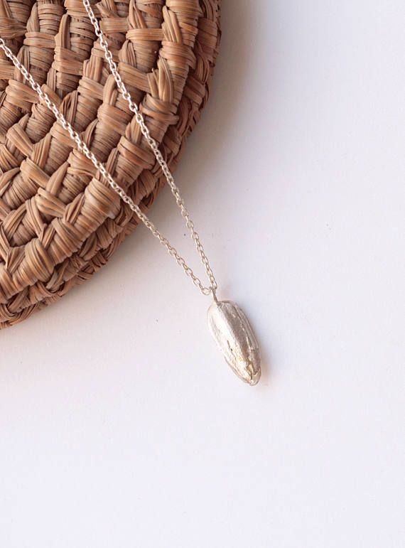 Thicket Necklace - Sterling Sunflower Seed