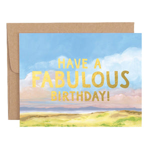 1canoe2 Card - Fabulous Birthday Landscape