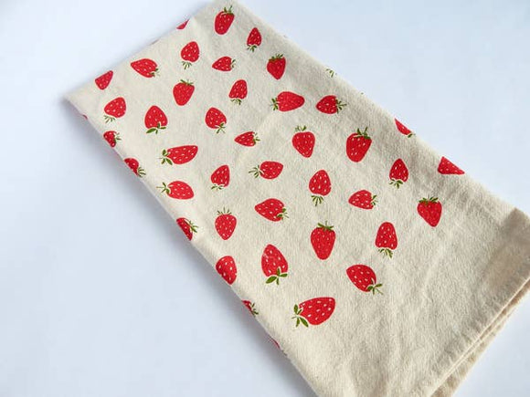 The High Fiber Kitchen Tea Towel - Strawberry