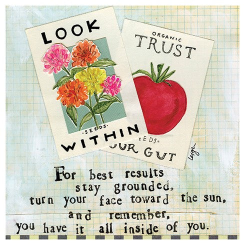 Curly Girl Card - Look Within
